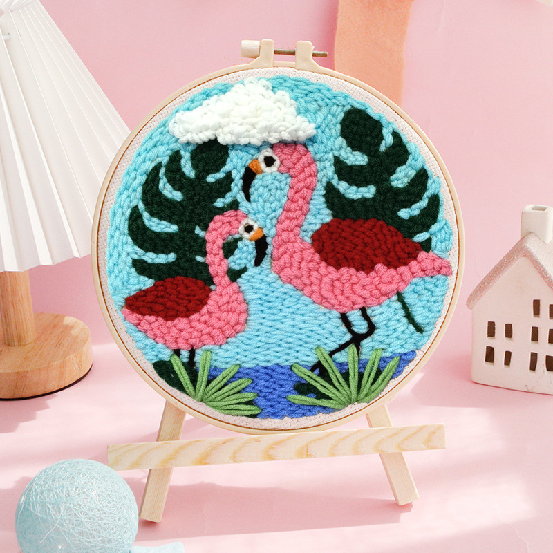 Handmade Embroidery Diy Embroidery Material Package Cute Cartoon Handmade Suit 6