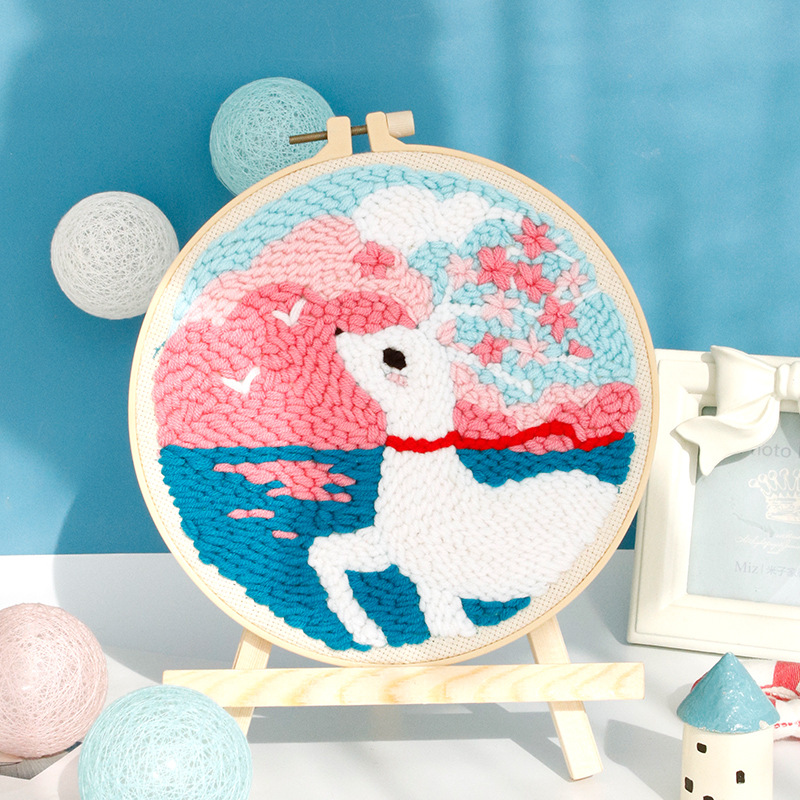 Handmade Embroidery Diy Embroidery Material Package Cute Cartoon Handmade Suit 5