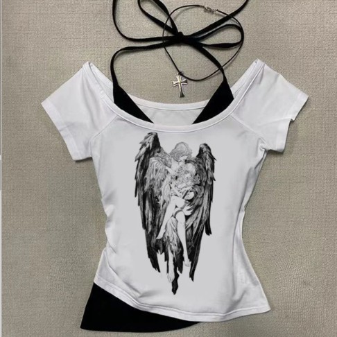 Trendy Midriff-Baring Fitted Top 3