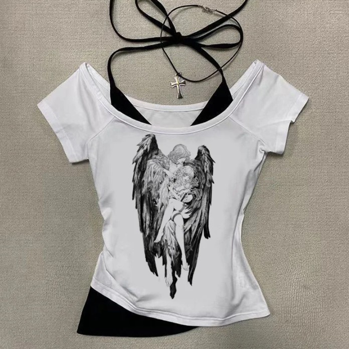 Trendy Midriff-Baring Fitted Top 2
